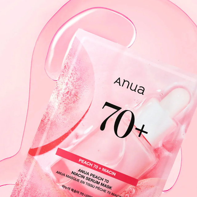 Anua - Peach 70+ Niacin Serum Mask 25ml. (Pack of 6)