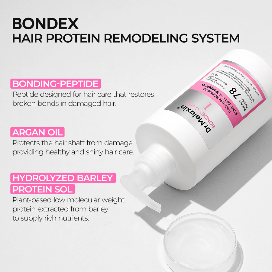 Dr.Melaxin - Bondex Protein Bonding Remodeling Shampoo 400ml.