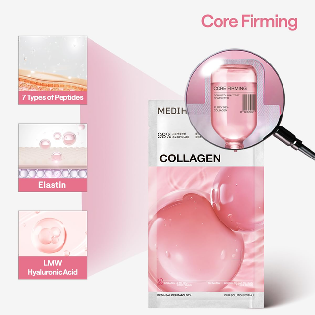 Mediheal - Collagen Essential Mask Core Firming 24ml. (Pack of 3)