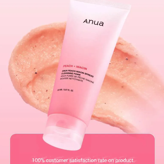 Anua - Peach Niacin Spread Cleansing Foam 150ml.