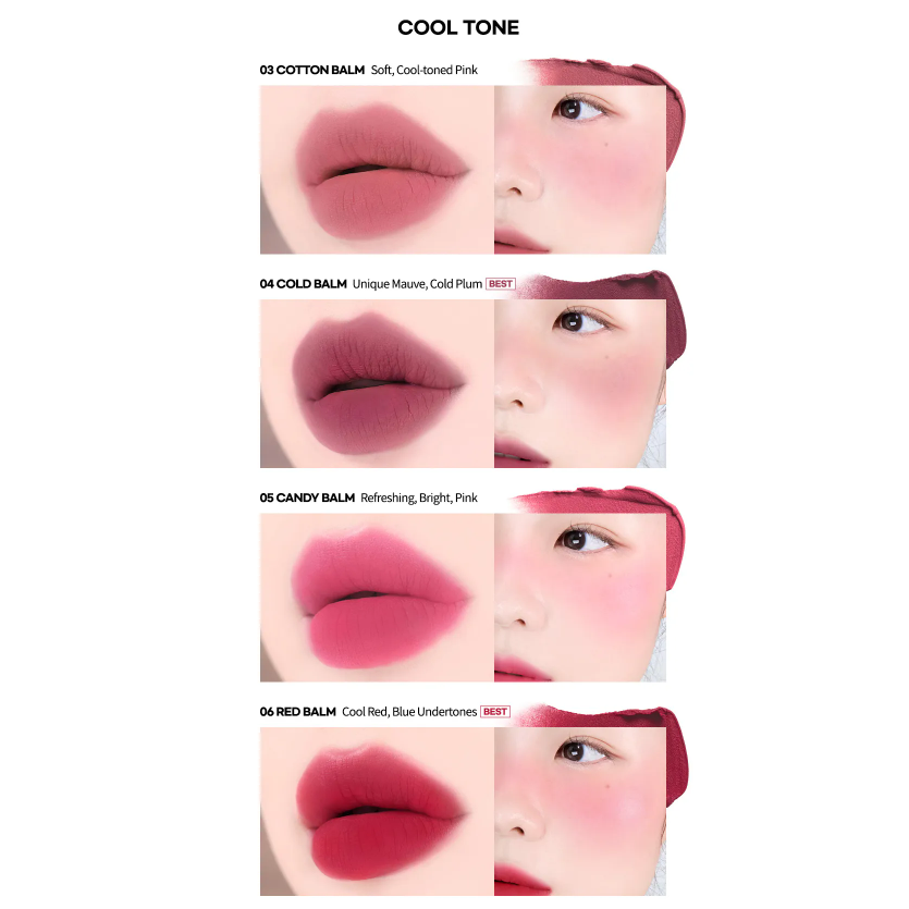 AOU - Floofy Matte Balm #06 Red Balm