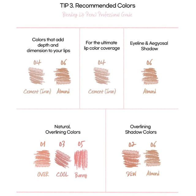 AOU - Blending Lip Pencil #04 Cement