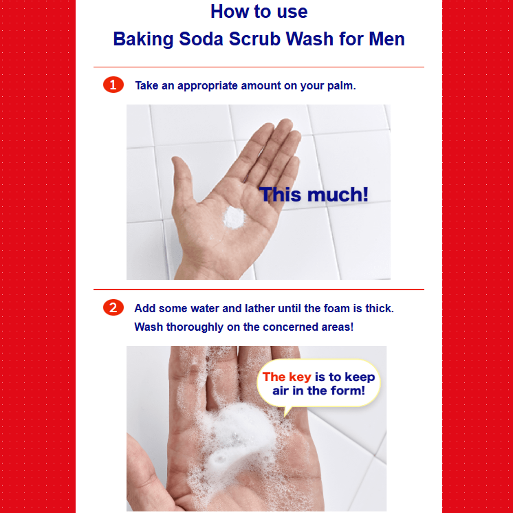 Keana Nadeshiko - Baking Soda Scrub Wash 100g.