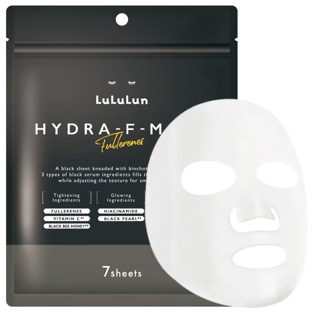 Lululun - Hydra F Mask Fullerenes Face Masks 114ml. (7 Sheets)