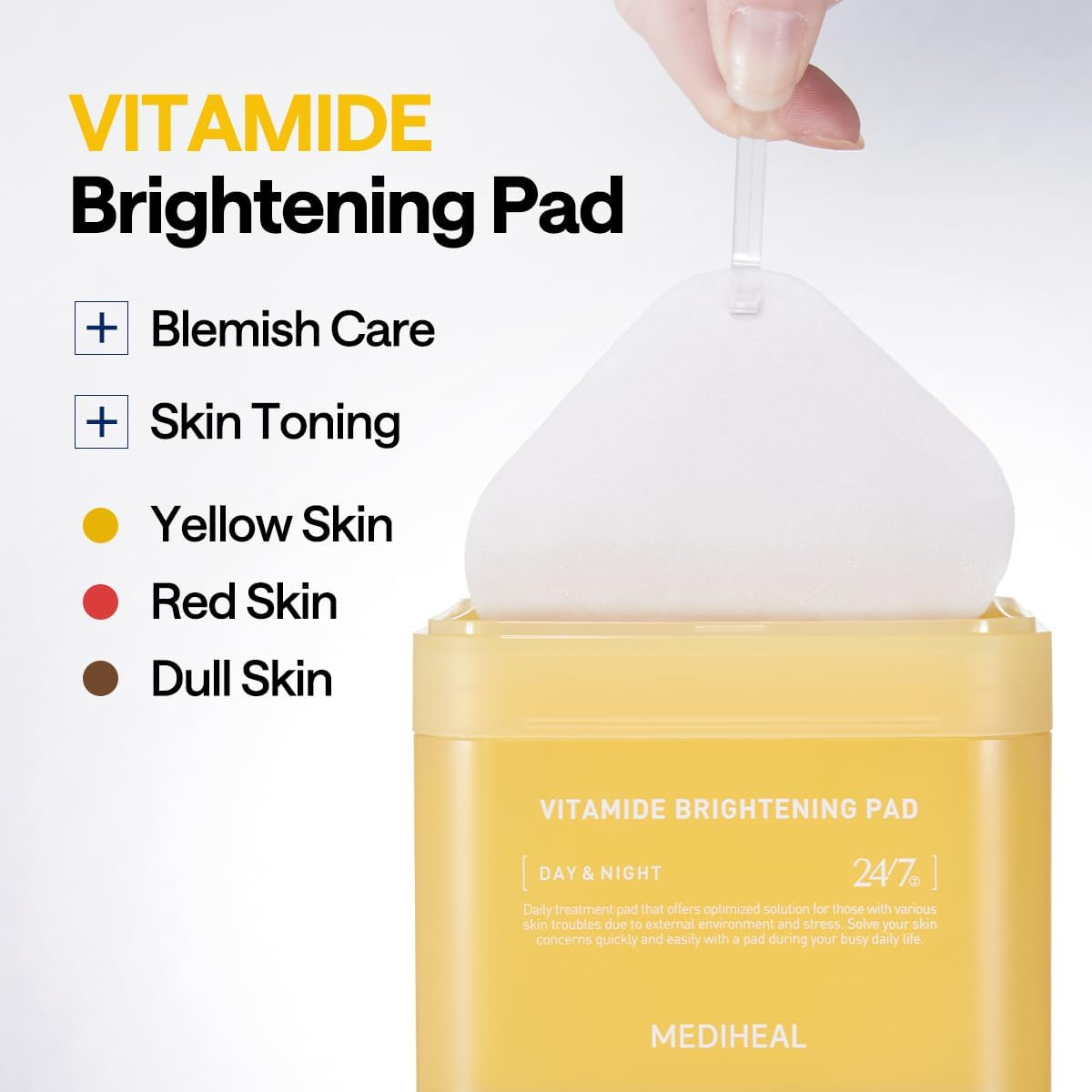 Mediheal - Vitamide Brightening Day & Night Pad 180ml. (100 Pads)