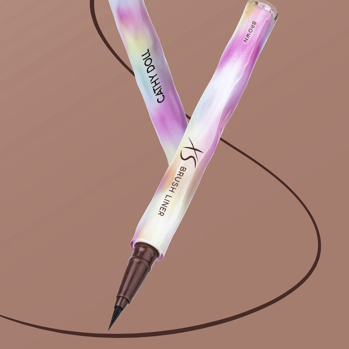 Cathy Doll - XS Brush Liner #Brown 0.6ml.
