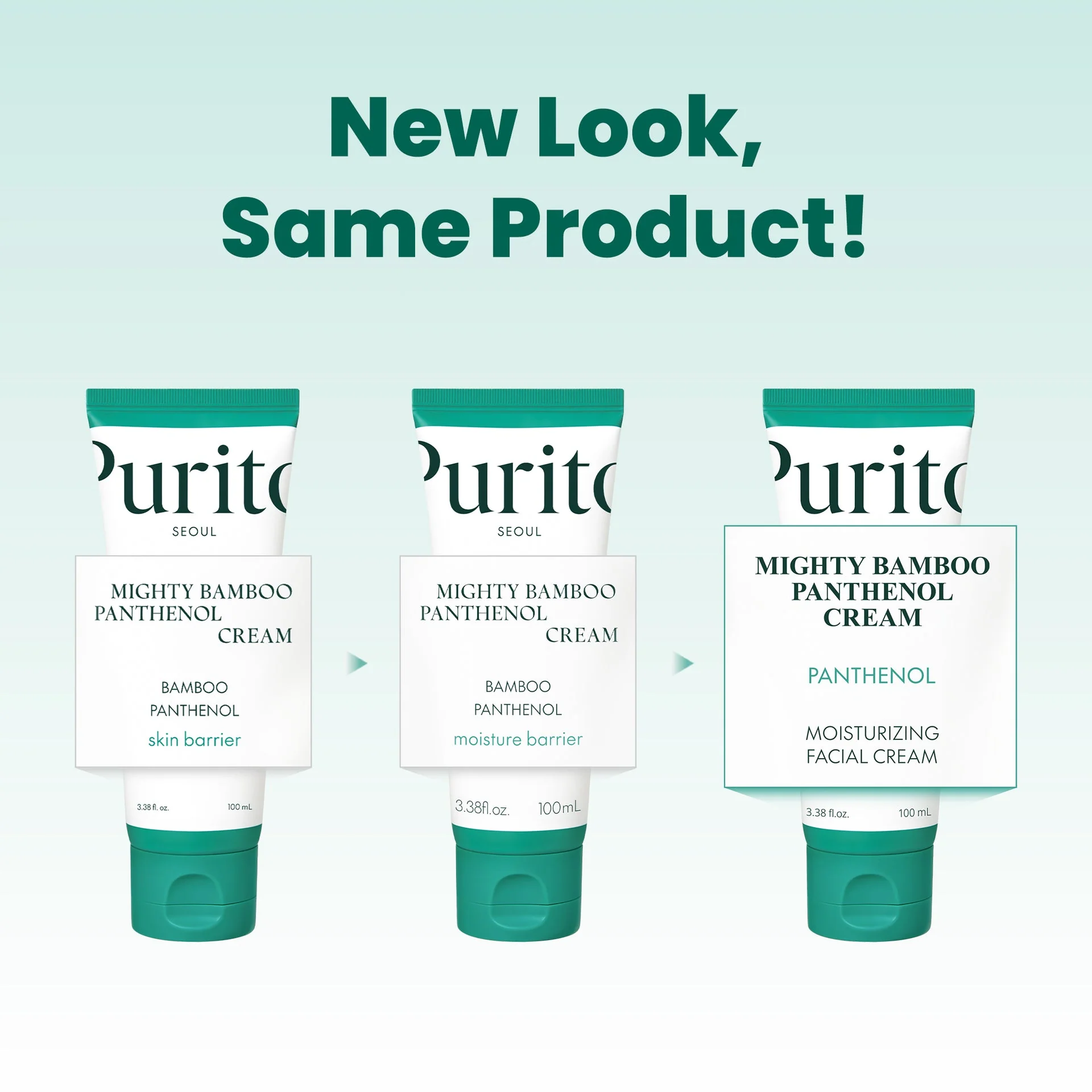 Purito - Seoul Mighty Bamboo Panthenol Cream 100ml.