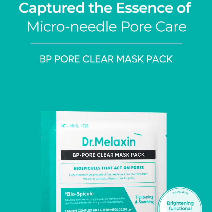 Dr.Melaxin - BP-Pore Clear Facial Mask Pack (5 Sheets)