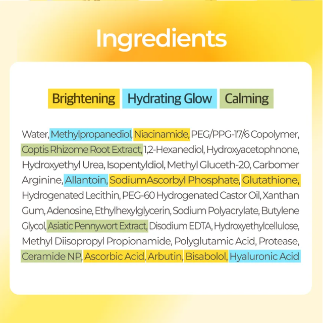 Numbuzin - No.5+ Glutathione + Vitamin C Concentrated Mask 27ml. (Pack of 6)