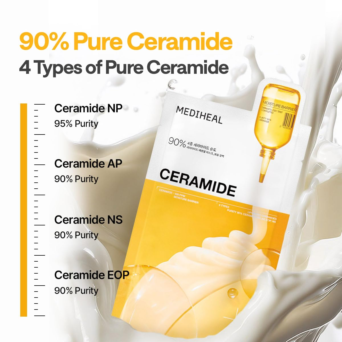 Mediheal - Ceramide Essential Mask Moisture Barrier 24ml. (Pack of 4)