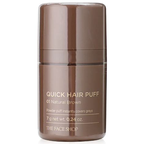 The Face Shop - Quick Hair Puff, #01 Natural Brown 7g.