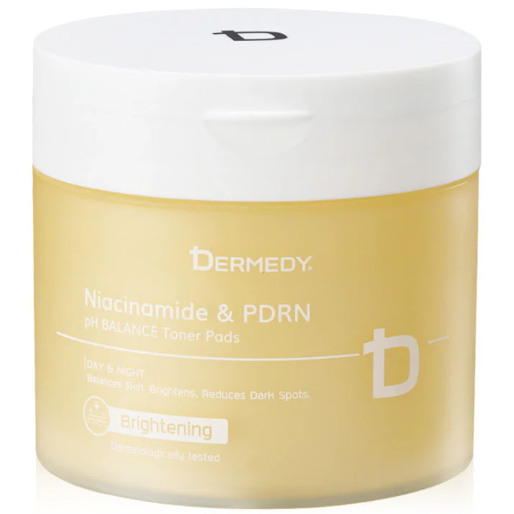 Dermedy - Niacinamide & PDRN pH Balance Brightening Toner Pads 300g. (100 Pads)