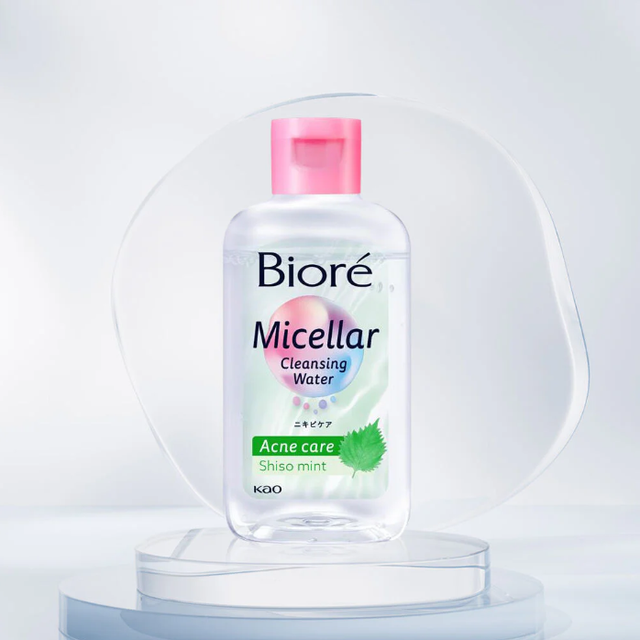 Biore - Micellar Cleansing Water Acne Care Shiso Mint 50ml.
