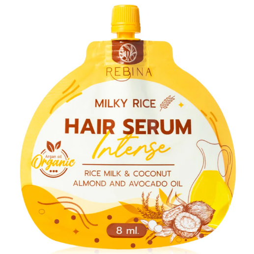 Rebina - Milky Rice Hair Intense Serum 8ml. (Pack of 3)