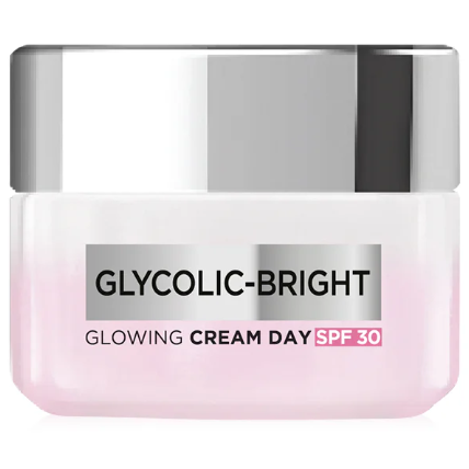 L'Oréal - Glycolic Bright Glowing Cream Day SPF30 50ml.