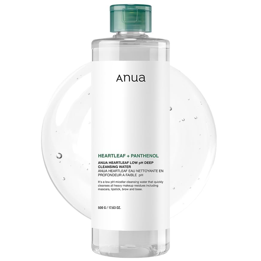 Anua - Heartleaf Low pH Deep Cleansing Water 500ml.