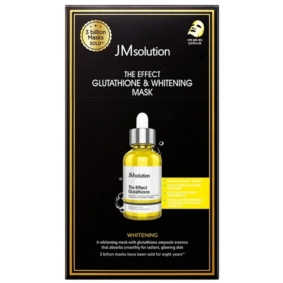 JM Solution - The Effect Glutathione & Whitening Mask 24ml. (Pack of 3)