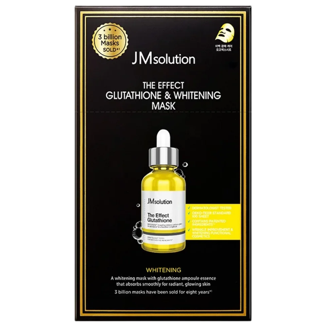 JM Solution - The Effect Glutathione & Whitening Mask 24ml. (Pack of 3)