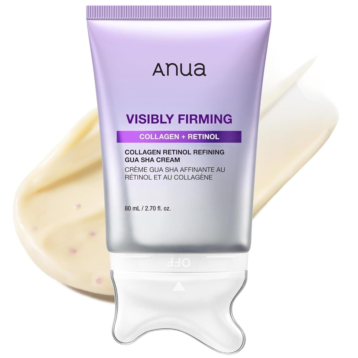 Anua - Collagen Retinol Refining Gua Sha Cream 80ml.