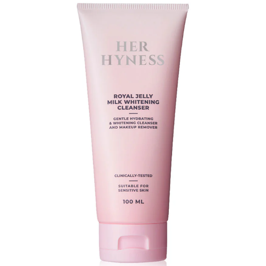 Her Hyness - Royal Jelly Milk Whitening Cleanser, Gentle Hydrating & Whitening Cleanser and Makeup Remover 100ml.