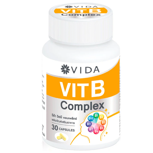 Vida - Vitamin B Complex (30 Capsules)