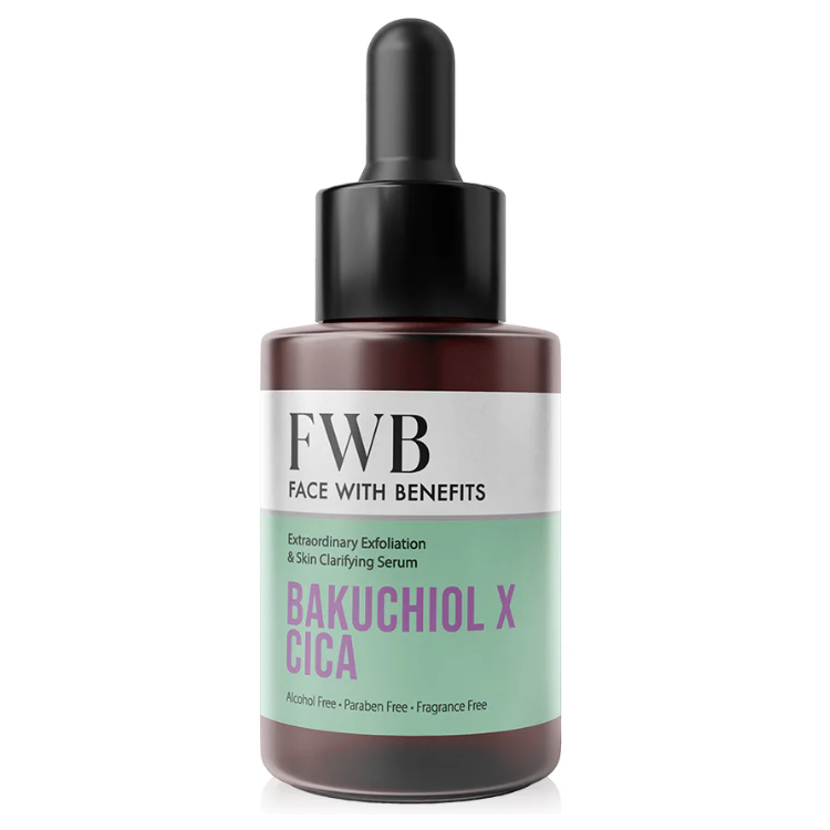 Face With Benefits - Bakuchiol X Cica Extraordinary Exfoliation & Skin Clarifying Serum 30ml.