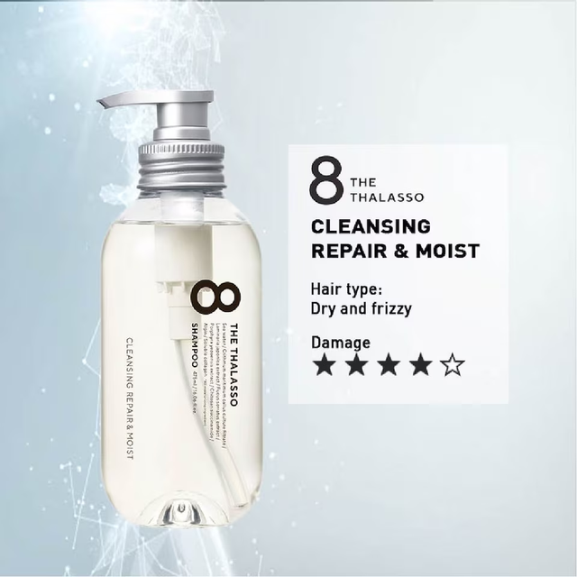 8 THE THALASSO - Cleansing Repair & Moist Shampoo 475ml.