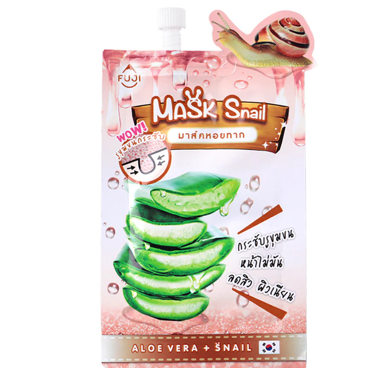 Fuji Cream - Snail Mask With Aloe Vera 10g. (Pack of 3)