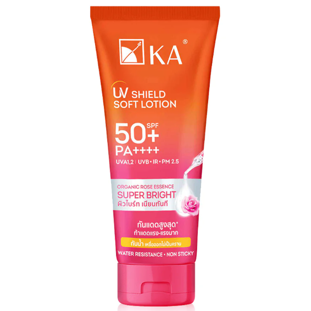 KA - UV Shield Soft Lotion Super Bright SPF50+ PA++++ 140ml.