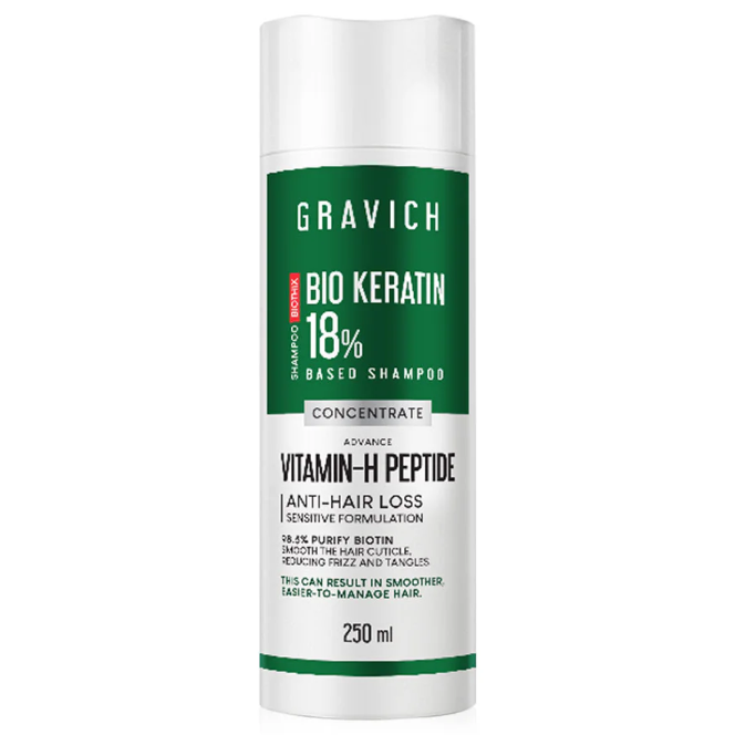 GRAVICH - Bio Keratin Concentrate Hair Shampoo 250ml.
