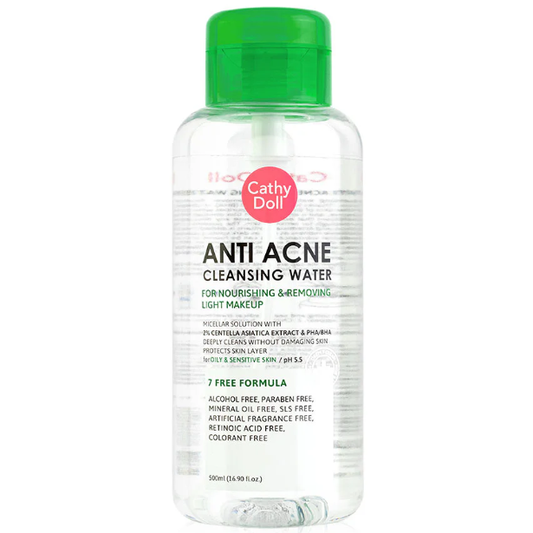 Cathy Doll - Anti Acne Cleansing Water 500ml.