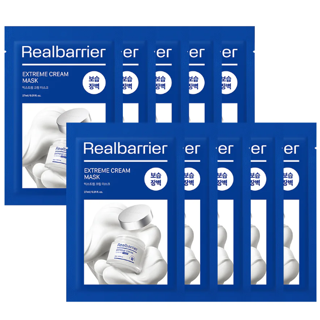 Real Barrier - Realbarrier Extreme Cream Mask 27ml. (Pack of 10 ...