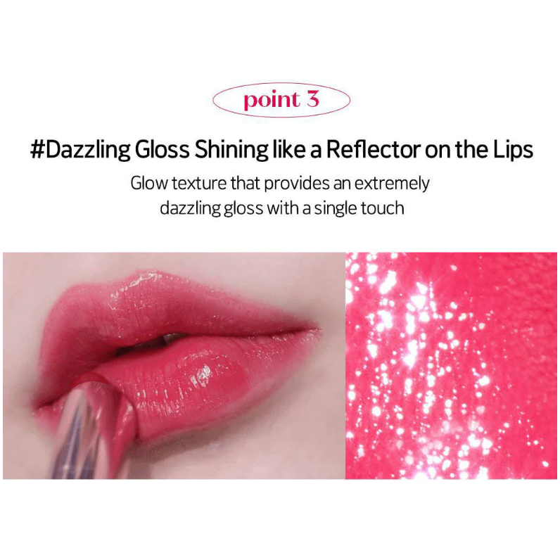 Etude - Color Lasting Glow Stick #03 Jealous Red 3.2g.