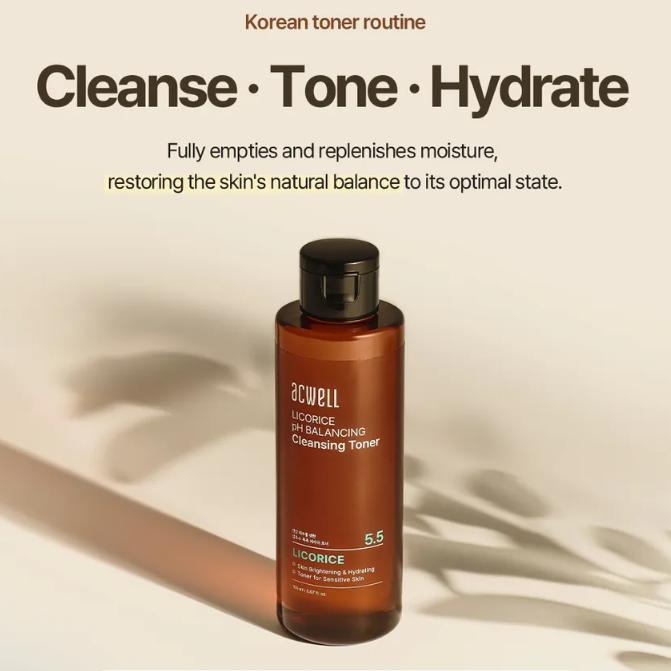 Acwell - Licorice pH Balancing Cleansing Toner 150ml.