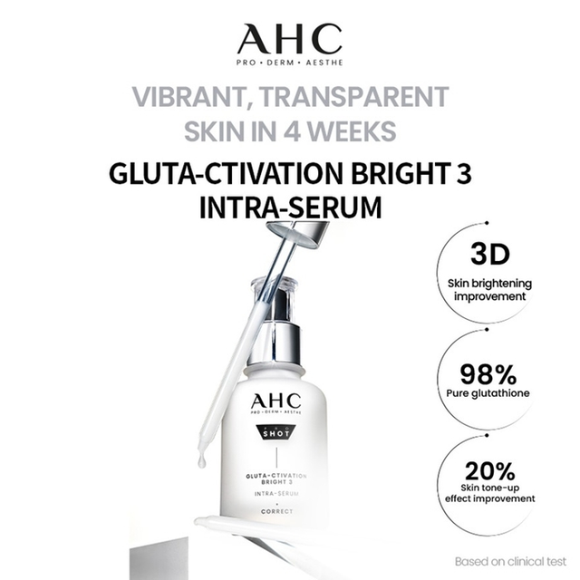 AHC - Pro Shot Gluta-Ctivation Bright 3 Intra-Serum 40ml.