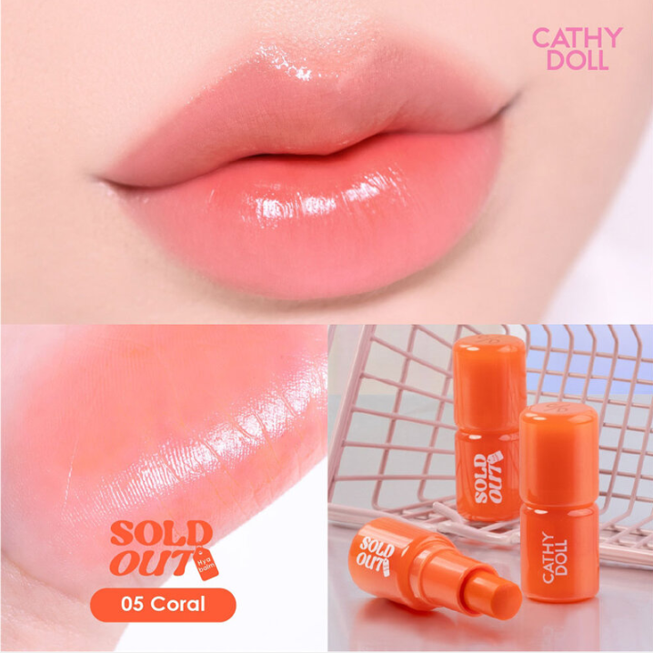 Cathy Doll - Sold Out Hya Balm, #05 Coral 4g.