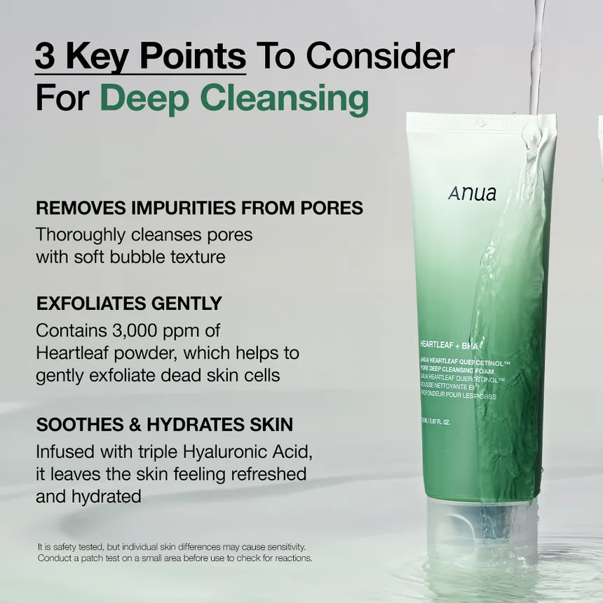 Anua - Travel Size Double Cleansing Duo (Cleansing Foam 25ml. + Cleansing Oil 20ml.)