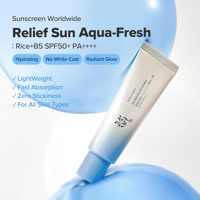 Beauty of Joseon - Relief Sun Aqua-Fresh Rice + B5 SPF50+ PA++++ 50ml.