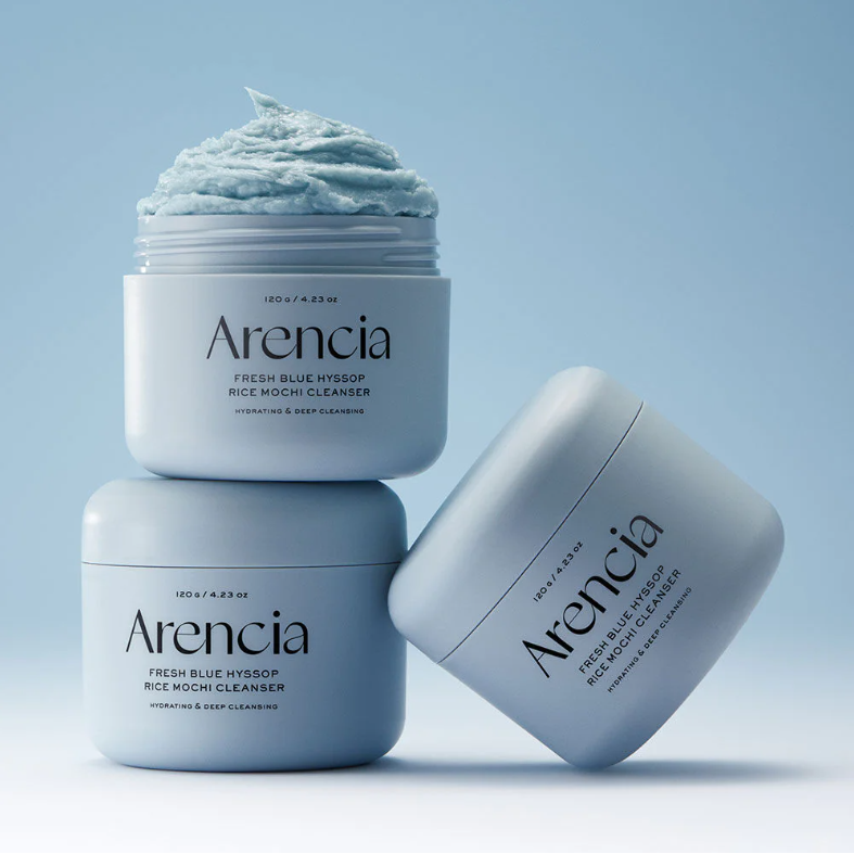 Arencia - Fresh Blue Hyssop Rice Mochi Cleanser 120g.