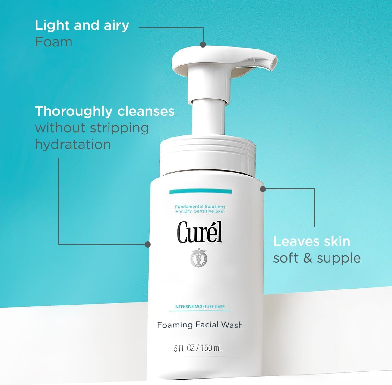 Curel - Curél Intensive Moisture Care Foaming Facial Wash 150ml.