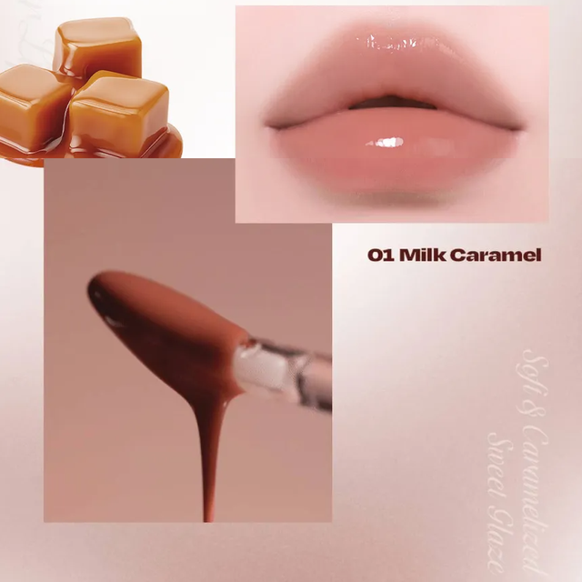Alternative Stereo - Lip Potion Caramel Glaze #01 Milk Caramel 8ml.