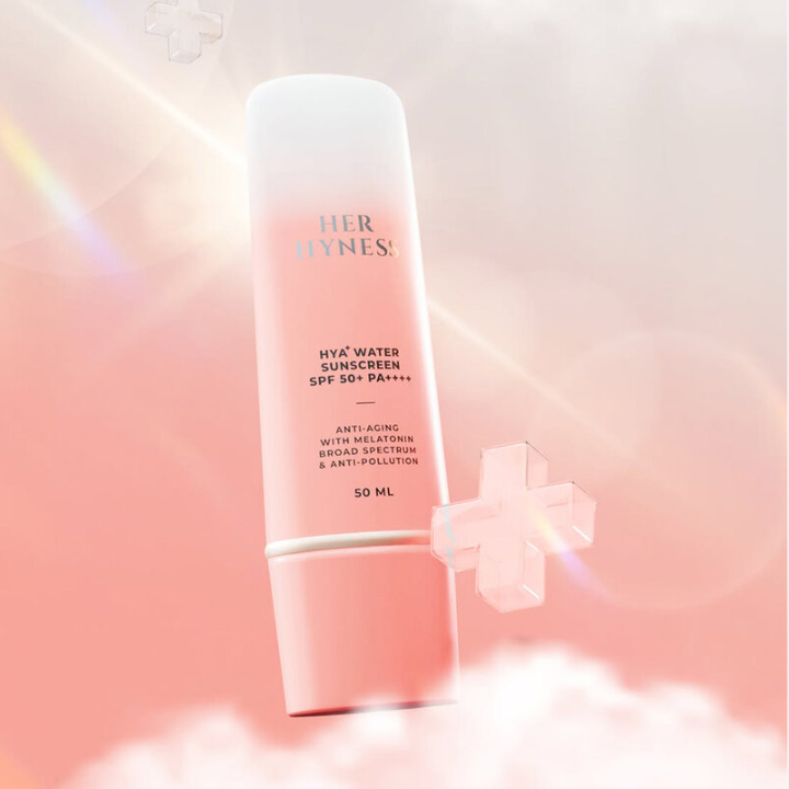 Her Hyness - HYA+ Water Sunscreen Anti-Aging with Melatonin & Alti-Pollution SPF50+ PA++++ 30ml.
