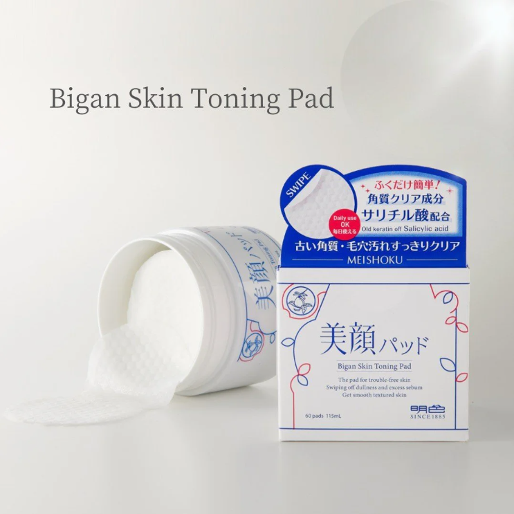 Meishoku - Bigan - Skin Toning Pad 115ml. (60 Pads)