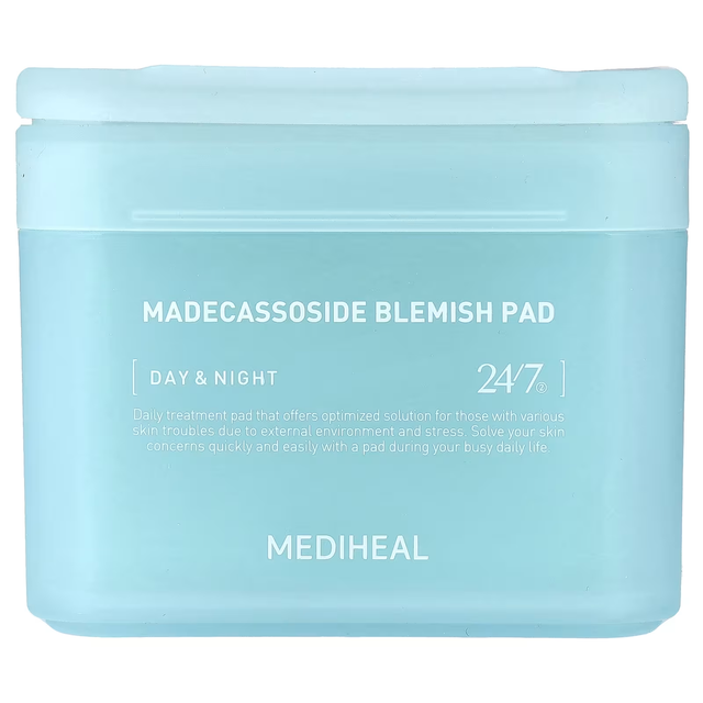 Mediheal - Bundle: 1x Mediheal Madecassoside Blemish Pad 170ml. (100 Pads) + 1x Mediheal Madecassoside Blemish Repair Serum 40ml.