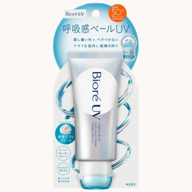 Biore - UV Aqua Rich Airy Hold Cream SPF50+ PA++++ 70g.