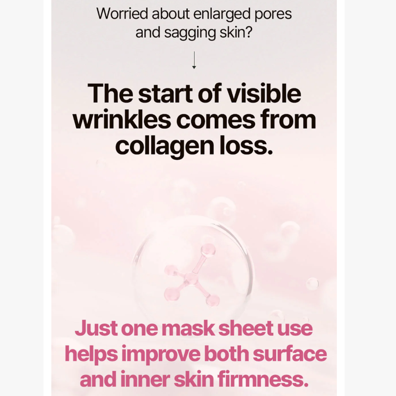 JM Solution - The Effect Collagen & Firming Mask 24ml. (Pack of 3)