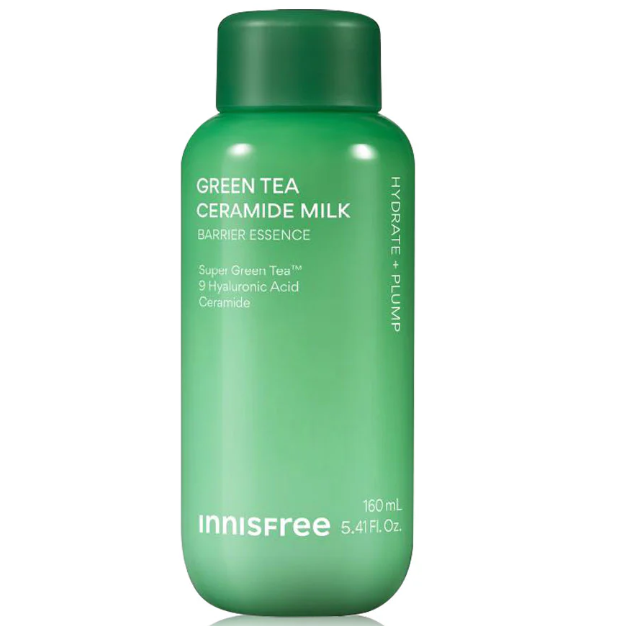Innisfree - Bundle: 1x Green Tea Ceramide Milk 160ml. +1x Green Tea Seed Hyaluronic Serum 30ml.