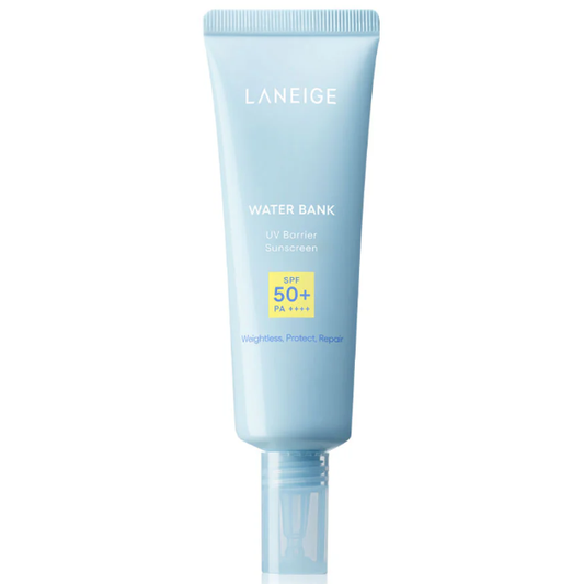 Laneige - Water Bank UV Barrier Sunscreen SPF50+ PA++++, Weightless, Protect and Repair 50ml.