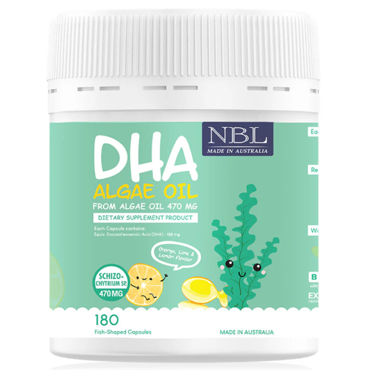Nubolic (NBL) - DHA Algae Oil From Algae Oil 470mg (180 Capsules)