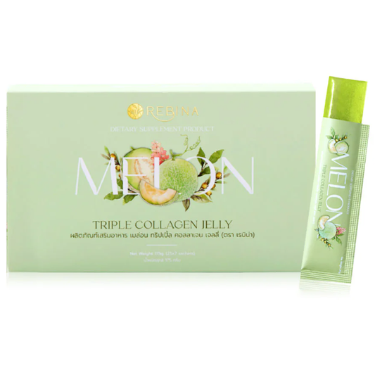 Rebina - Melon Triple Collagen Jelly 25g. (7 Sachets)